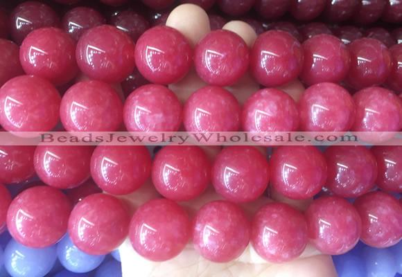 LSBS514 15 inches 20mm round malaysian jade gemstone beads wholesale