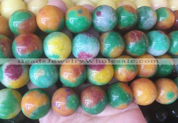 LSBS535 15 inches 20mm round malaysian jade gemstone beads wholesale
