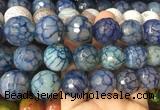 LSBS596 15 inches 20mm faceted round agate gemstone beads wholesale LSBS596 15 inches 20mm faceted round agate gemstone beads wholesale