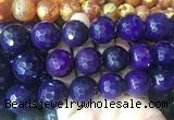 LSBS597 15 inches 20mm faceted round agate gemstone beads wholesale LSBS597 15 inches 20mm faceted round agate gemstone beads wholesale