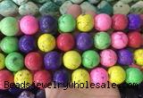 LSBS654 15 inches 18mm round howlite turquoise gemstone beads wholesale