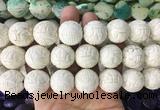 LSBS672 15 inches 20mm carved round synthetic turquoise gemstone beads wholesale LSBS672 15 inches 20mm carved round synthetic turquoise gemstone beads wholesale