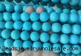 LSBS690 15 inches 14mm round howlite turquoise gemstone beads wholesale LSBS690 15 inches 14mm round howlite turquoise gemstone beads wholesale