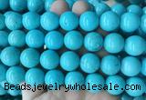 LSBS691 15 inches 16mm round howlite turquoise gemstone beads wholesale LSBS691 15 inches 16mm round howlite turquoise gemstone beads wholesale