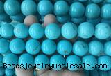 LSBS692 15 inches 18mm round howlite turquoise gemstone beads wholesale LSBS692 15 inches 18mm round howlite turquoise gemstone beads wholesale