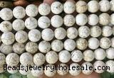 LSBS723 15 inches 14mm round howlite turquoise gemstone beads wholesale LSBS723 15 inches 14mm round howlite turquoise gemstone beads wholesale