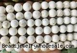 LSBS724 15 inches 14mm round howlite turquoise gemstone beads wholesale