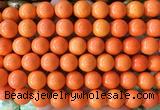LSBS726 15 inches 14mm round howlite turquoise gemstone beads wholesale