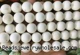 LSBS743 15 inches 16mm round howlite turquoise gemstone beads wholesale