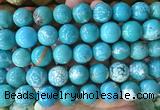 LSBS751 15 inches 16mm round howlite turquoise gemstone beads wholesale LSBS751 15 inches 16mm round howlite turquoise gemstone beads wholesale