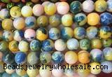 LSBS786 15 inches 14mm round agate gemstone beads wholesale LSBS786 15 inches 14mm round agate gemstone beads wholesale