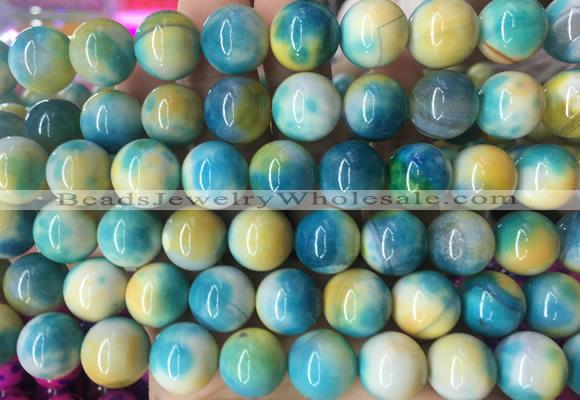 LSBS789 15 inches 14mm round agate gemstone beads wholesale