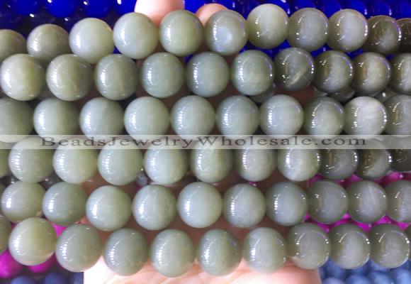 LSBS828 15 inches 14mm round candy jade gemstone beads wholesale