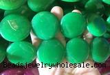 LSBS842 15 inches 35mm coin candy jade gemstone beads wholesale