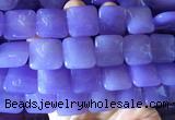 LSBS887 15 inches 20mm square candy jade gemstone beads wholesale