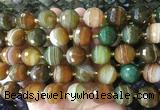 LSBS944 15 inches 16mm faceted round Banded agate gemstone beads wholesale LSBS944 15 inches 16mm faceted round Banded agate gemstone beads wholesale