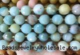 LSBS946 15 inches 16mm faceted round Amazonite gemstone beads wholesale LSBS946 15 inches 16mm faceted round Amazonite gemstone beads wholesale