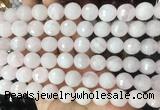 LSBS950 15 inches 14mm faceted round rose quartz gemstone beads wholesale LSBS950 15 inches 14mm faceted round rose quartz gemstone beads wholesale