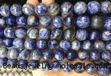 LSBS971 15 inches 14mm faceted round sodalite gemstone beads wholesale LSBS971 15 inches 14mm faceted round sodalite gemstone beads wholesale