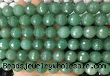 LSBS974 15 inches 14mm faceted round green aventurine gemstone beads wholesale LSBS974 15 inches 14mm faceted round green aventurine gemstone beads wholesale