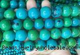 LSBS985 15 inches 18mm round synthetic chrysocolla gemstone beads wholesale LSBS985 15 inches 18mm round synthetic chrysocolla gemstone beads wholesale