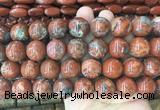 LSBS993 15 inches 18mm round red jasper gemstone beads wholesale LSBS993 15 inches 18mm round red jasper gemstone beads wholesale