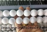 LSBS999 15 inches 20mm round white agate gemstone beads wholesale LSBS999 15 inches 20mm round white agate gemstone beads wholesale