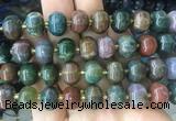 MEBS27 15 inches 8*12mm pumpkin ocean agate beads wholesale