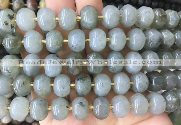 MEBS31 15 inches 8*12mm pumpkin labradorite beads wholesale
