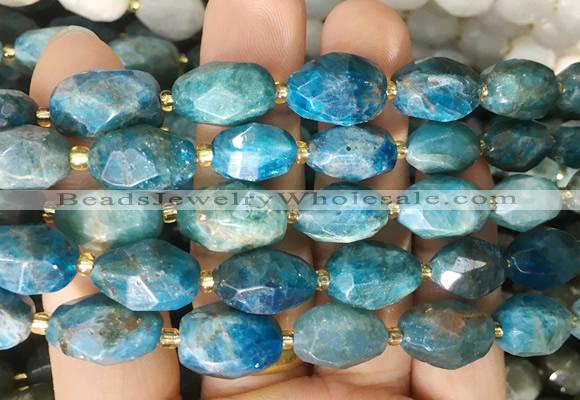 NGBS241 15 inches 8*12mm - 12*16mm faceted nuggets apatite beads