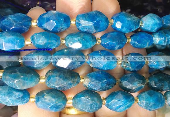 NGBS242 15 inches 8*12mm - 12*16mm faceted nuggets apatite beads
