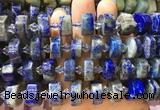 NGBS269 15 inches 10*14mm - 12*16mm faceted nuggets lapis lazuli gemstone beads NGBS269 15 inches 10*14mm - 12*16mm faceted nuggets lapis lazuli gemstone beads
