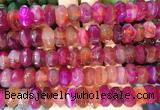 NGBS290 15 inches 8*14mm - 10*16mm faceted nuggets agate beads wholesale