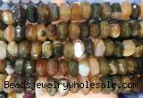 NGBS294 15 inches 8*14mm - 10*16mm faceted nuggets agate beads wholesale