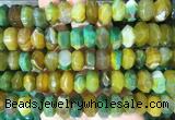 NGBS299 15 inches 8*14mm - 10*16mm faceted nuggets agate beads wholesale