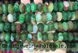 NGBS303 15 inches 8*14mm - 10*16mm faceted nuggets agate beads wholesale
