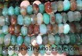 NGBS306 15 inches 8*14mm - 10*16mm faceted nuggets agate beads wholesale