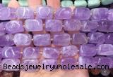 NGBS311 15 inches 12*16mm - 13*18mm nuggets lavender amethyst beads wholesale NGBS311 15 inches 12*16mm - 13*18mm nuggets lavender amethyst beads wholesale