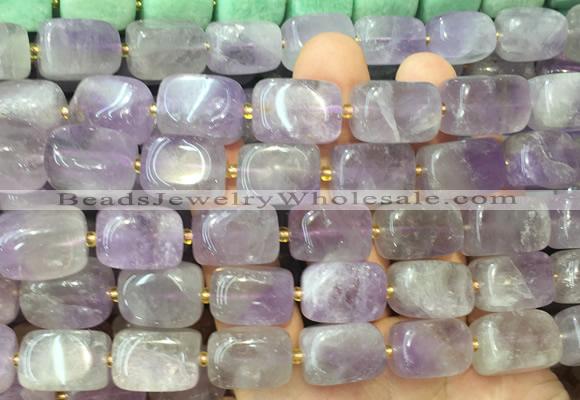 NGBS316 15 inches 12*16mm - 13*18mm nuggets lavender amethyst beads wholesale