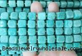 NGBS319 15 inches 9*10mm nuggets amazonite gemstone beads wholesale