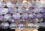NGBS330 15 inches 13*18mm - 15*20mm faceted nuggets amethyst beads wholesale