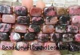 NGBS338 15 inches 12*16mm - 13*18mm nuggets rhodonite beads wholesale NGBS338 15 inches 12*16mm - 13*18mm nuggets rhodonite beads wholesale