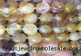 NGBS347 15 inches 13*18mm - 18*25mm nuggets yellow gum flower crystal beads wholesale NGBS347 15 inches 13*18mm - 18*25mm nuggets yellow gum flower crystal beads wholesale