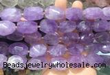 NGBS353 15 inches 13*18mm - 18*25mm nuggets lavender amethyst beads wholesale NGBS353 15 inches 13*18mm - 18*25mm nuggets lavender amethyst beads wholesale
