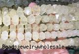 NGBS359 15 inches 10*14mm - 12*16mm faceted nuggets lemon quartz beads wholesale NGBS359 15 inches 10*14mm - 12*16mm faceted nuggets lemon quartz beads wholesale