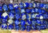 NGBS372 15 inches 13*18mm - 15*20mm faceted nuggets lapis lazuli beads wholesale NGBS372 15 inches 13*18mm - 15*20mm faceted nuggets lapis lazuli beads wholesale