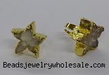NGR280 25*25mm - 30*30mm star druzy agate gemstone rings