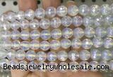 OPBS17 15 inches 8mm faceted round AB-color opalite beads wholesale