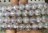OPBS19 15 inches 12mm faceted round AB-color opalite beads wholesale