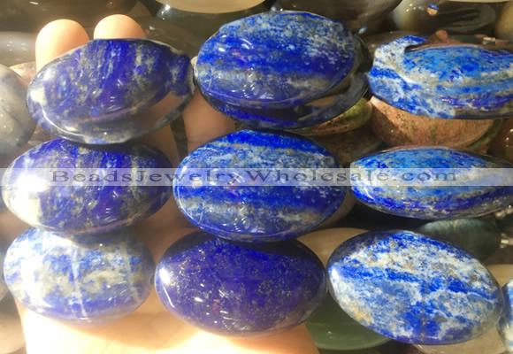 OVBS37 15 inches 30*45mm oval lapis lazuli gemstone beads wholesale